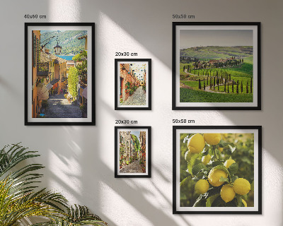 Gallery wall Charming streets of Italy landscapes