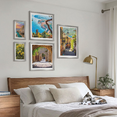 Framed photo set Charming seaside views