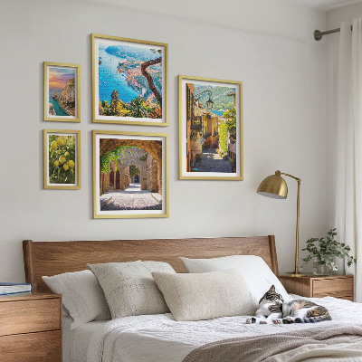 Framed photo set Charming seaside views