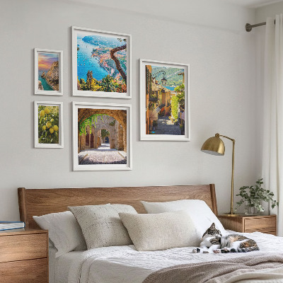 Framed photo set Charming seaside views