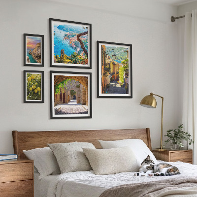 Framed photo set Charming seaside views