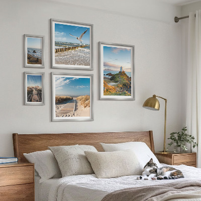 Gallery wall Seaside lighthouses and beaches