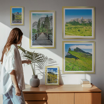 Gallery wall Mountain landscapes waterfalls