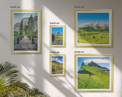 Gallery wall Mountain landscapes waterfalls