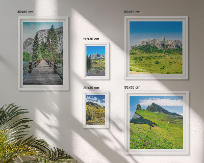Gallery wall Mountain landscapes waterfalls