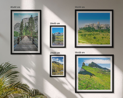 Gallery wall Mountain landscapes waterfalls