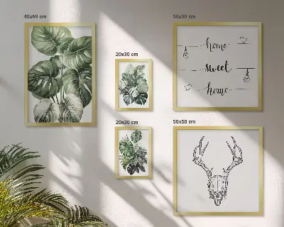 5-Piece Plant and Nature Wall Art Set botanical greenery home decor