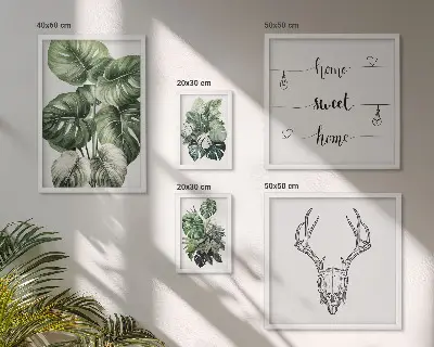 5-Piece Plant and Nature Wall Art Set botanical greenery home decor