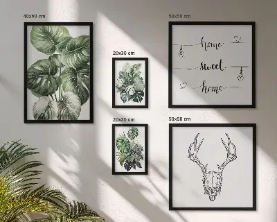 5-Piece Plant and Nature Wall Art Set botanical greenery home decor