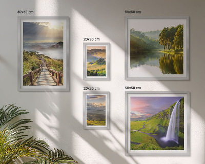 Gallery wall Landscapes waterfalls mountains