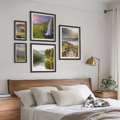 Gallery wall Landscapes waterfalls mountains