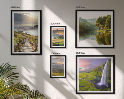 Gallery wall Landscapes waterfalls mountains