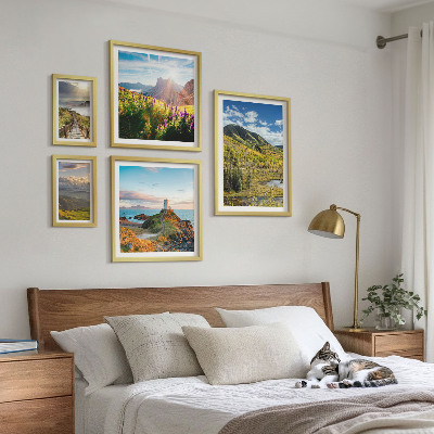 Framed photo set Mountain landscapes nature