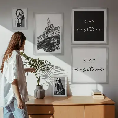 Paris fashion wall art set of 5 stylish graphics