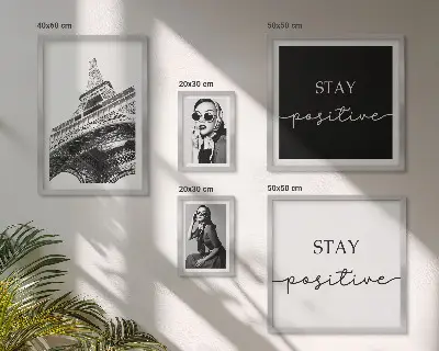 Paris fashion wall art set of 5 stylish graphics