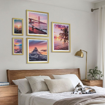 Gallery wall Seascapes with palm trees