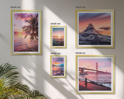 Gallery wall Seascapes with palm trees