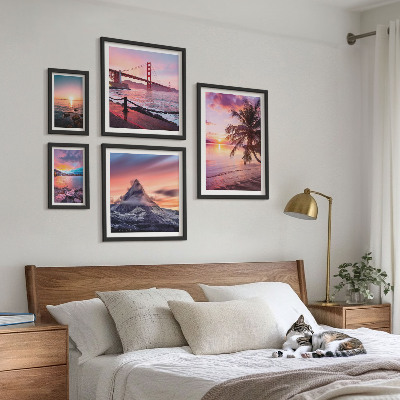 Gallery wall Seascapes with palm trees