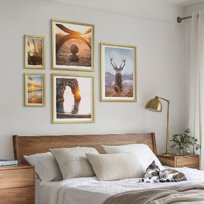 Framed photo set Nature wild animals harmoniously