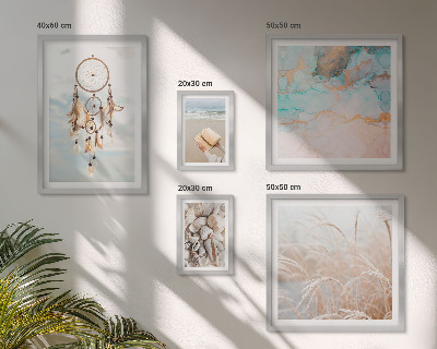 Framed photo set Boho dreams beach nature