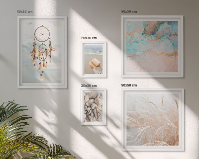 Framed photo set Boho dreams beach nature
