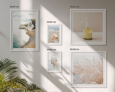 Framed photo set Relaxing book themes