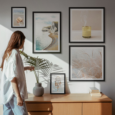 Framed photo set Relaxing book themes