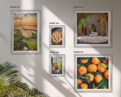 Gallery wall Natural landscapes with Italian flavors