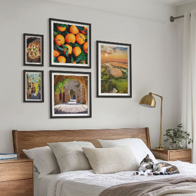 Gallery wall Natural landscapes with Italian flavors