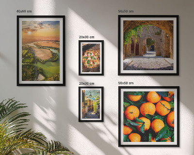 Gallery wall Natural landscapes with Italian flavors