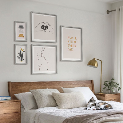 Framed photo set Motivation positive thinking minimalism