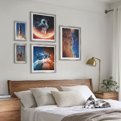 Gallery wall Space travel of the galaxy