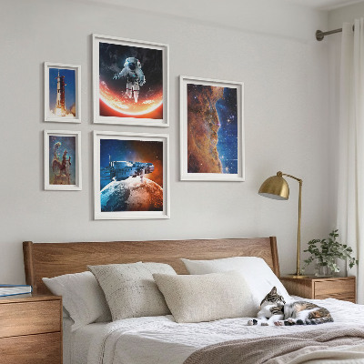 Gallery wall Space travel of the galaxy