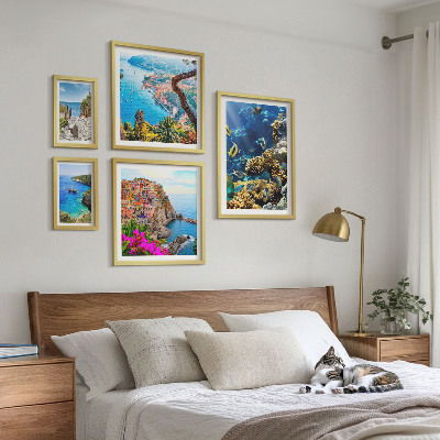 Gallery wall Seaside landscapes, fish, beaches