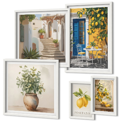 Gallery wall Citrus style inspirations