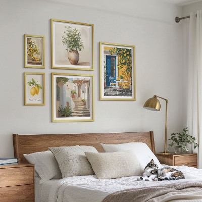 Gallery wall Citrus style inspirations