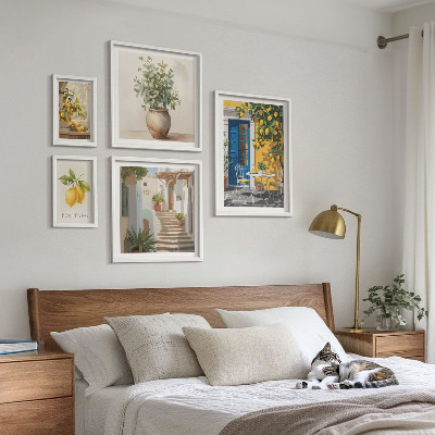 Gallery wall Citrus style inspirations