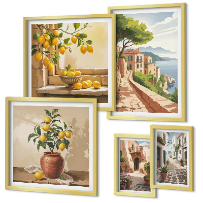 Gallery wall Charming Mediterranean views