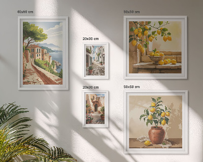 Gallery wall Charming Mediterranean views