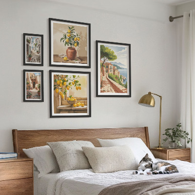 Gallery wall Charming Mediterranean views