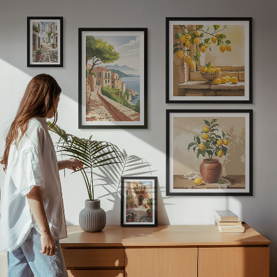 Gallery wall Charming Mediterranean views