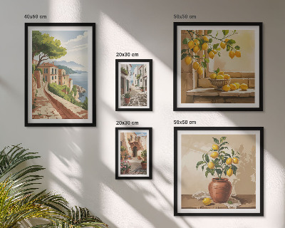 Gallery wall Charming Mediterranean views
