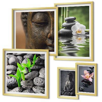 Framed photo set Relaxing Zen atmosphere