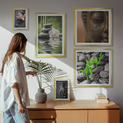 Framed photo set Relaxing Zen atmosphere