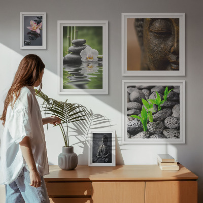 Framed photo set Relaxing Zen atmosphere