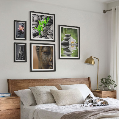 Framed photo set Relaxing Zen atmosphere