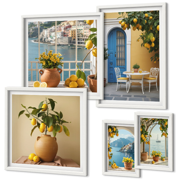 Gallery wall Lemon sun inspirations
