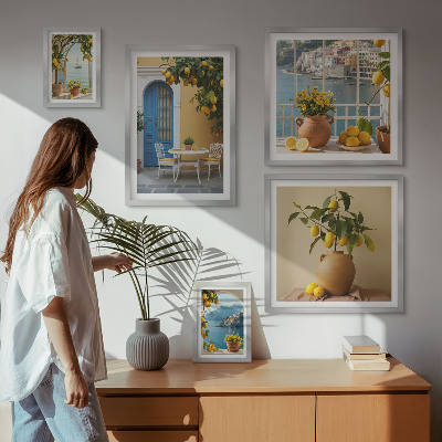 Gallery wall Lemon sun inspirations