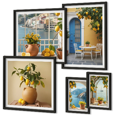 Gallery wall Lemon sun inspirations