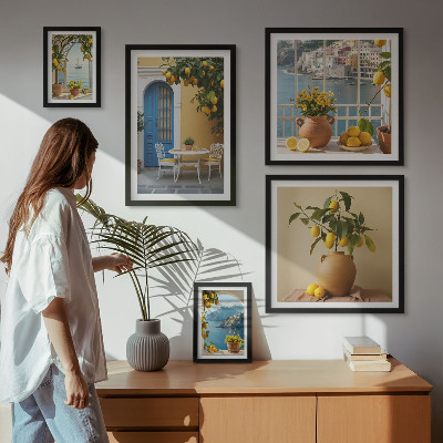 Gallery wall Lemon sun inspirations